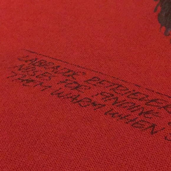 Vintage Labrador Retriever sweater fits adult medium rare *good boy certified* - Picture 9 of 9